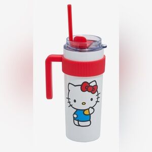 Hello Kitty by Sanrio Travel Mug with Straw- NWT
